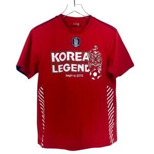 KFA Korea Legend Begin To 2010 Red Mens Soccer Jersey Shirt Size M